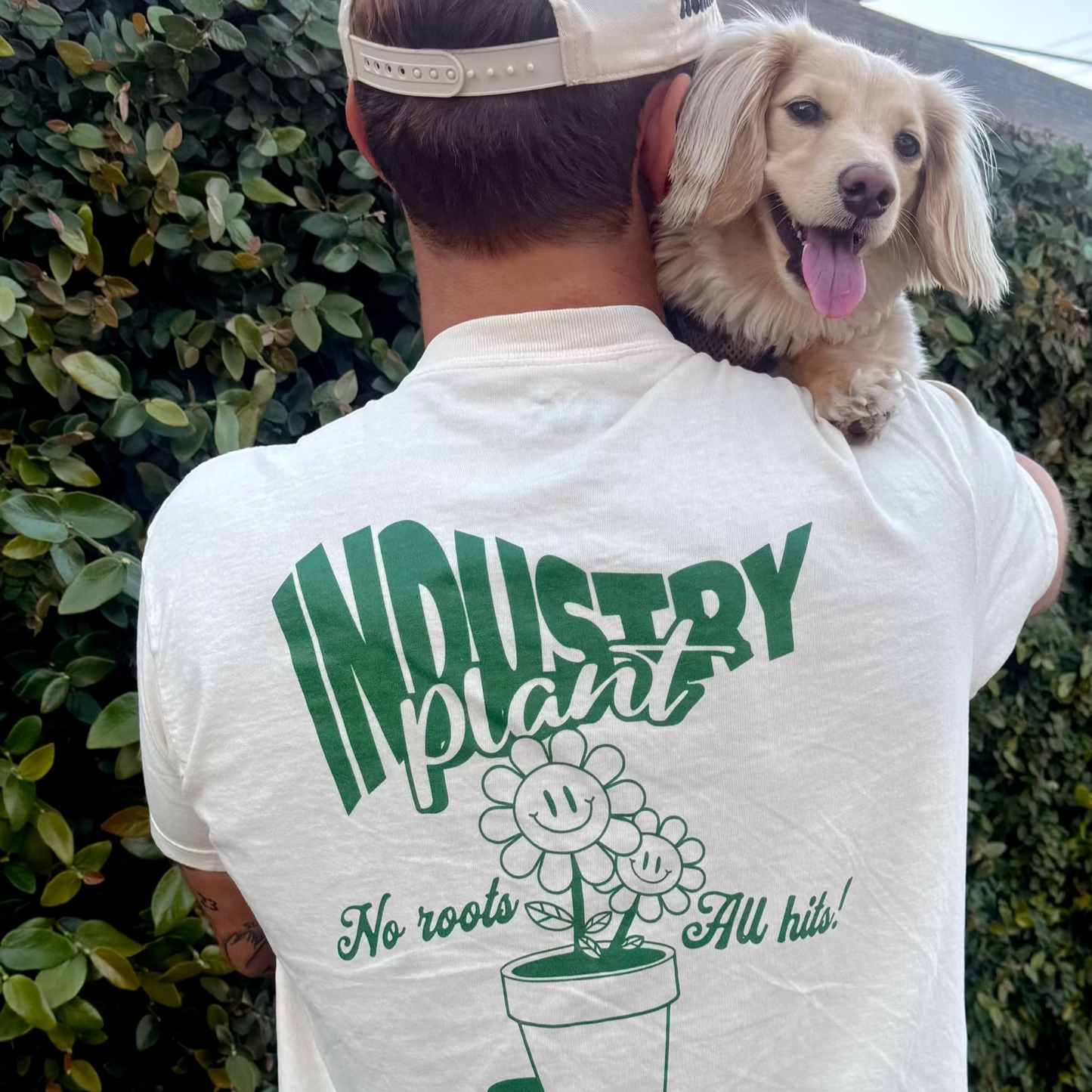 Industry Plant Cream Tee