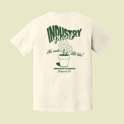 Industry Plant Cream Tee