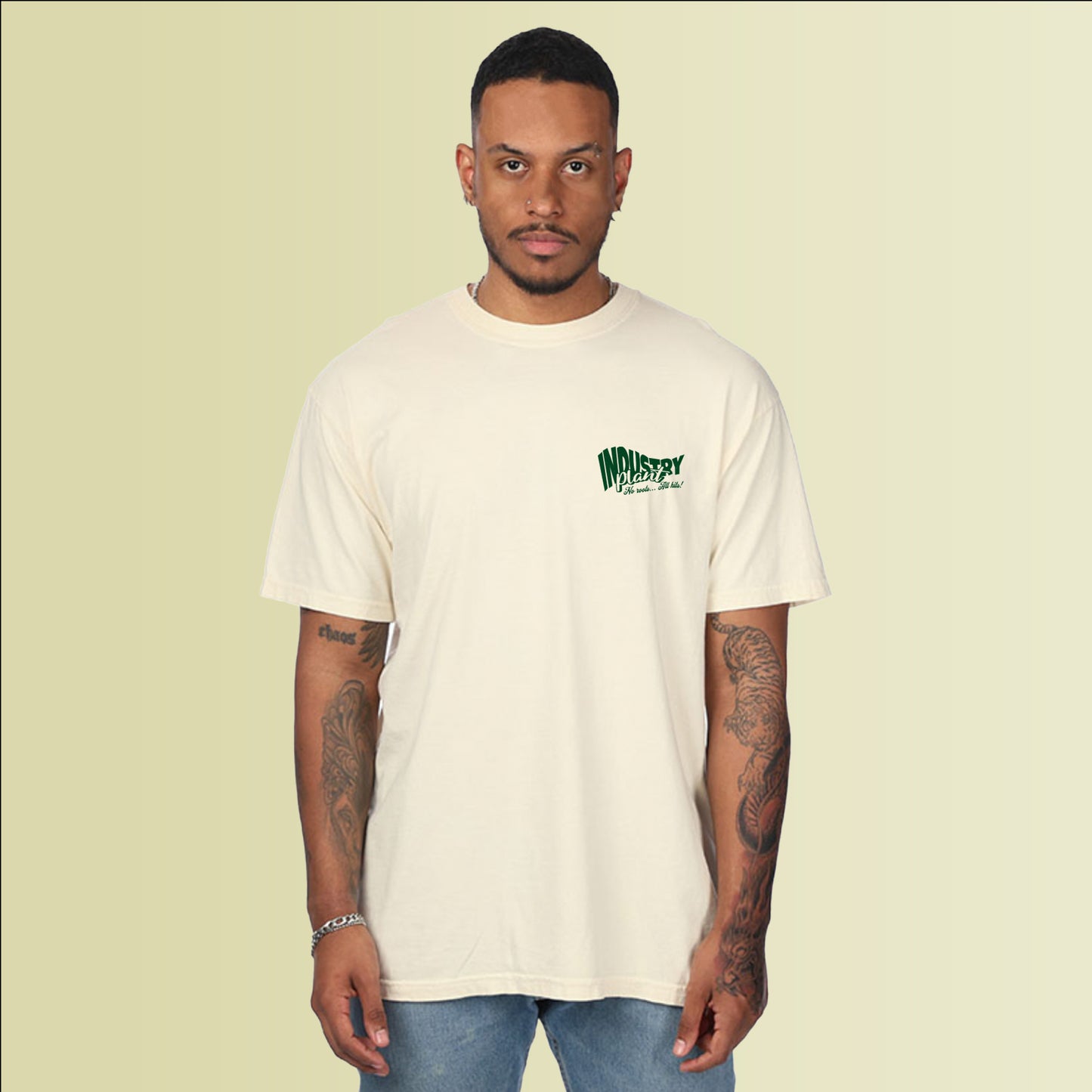 Industry Plant Cream Tee